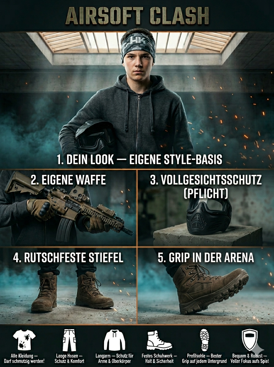 Airsoft Dortmund Was soll ich Mitbringen