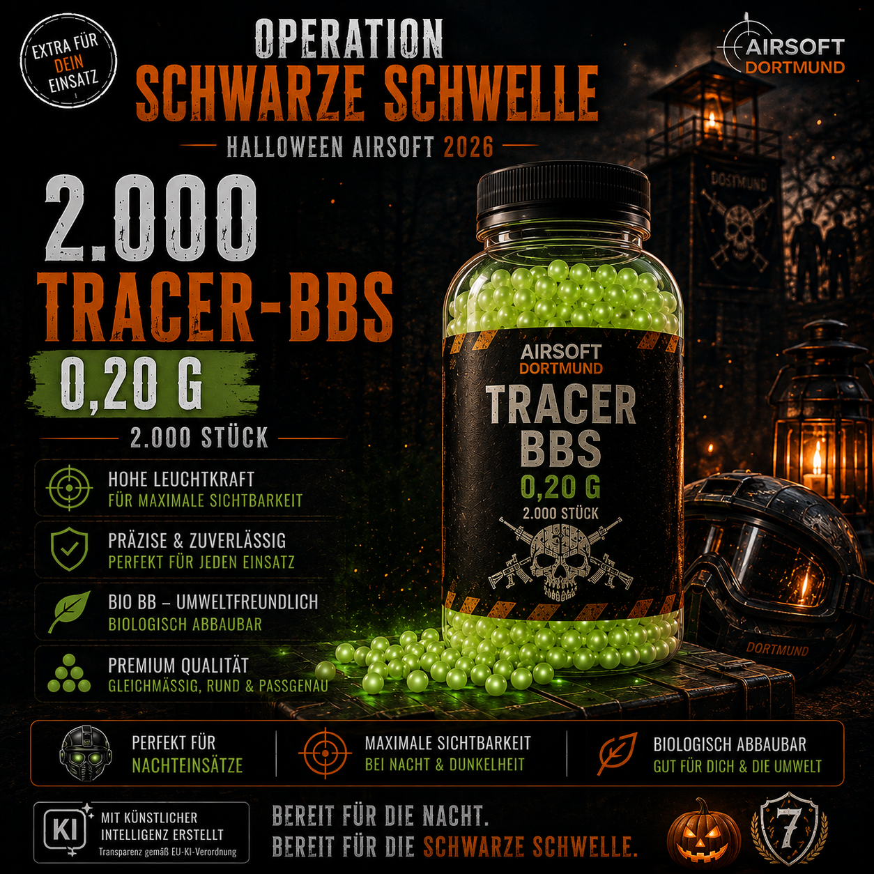 AirSoft Tracer BB's 2.000 stuks