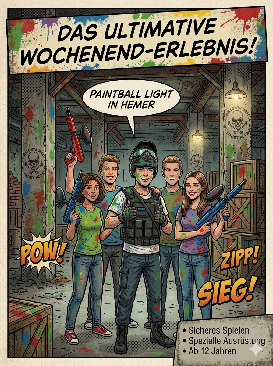 Das ultimative Wochenend-Erlebnis: Paintball Light in Hemer