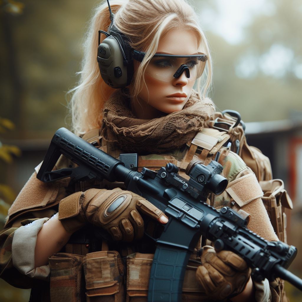 AirSoft Clash van 18 jaar oude spelersvrouwen 