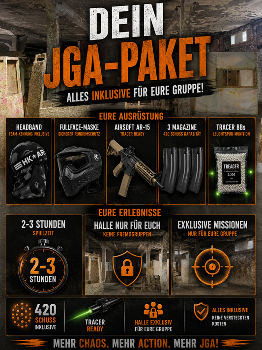 Airsoft Dortmund dein JGA Paket