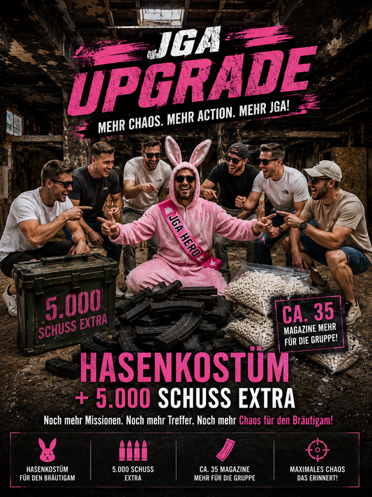 Airsoft Dortmund dein JGA Upgrade Paket