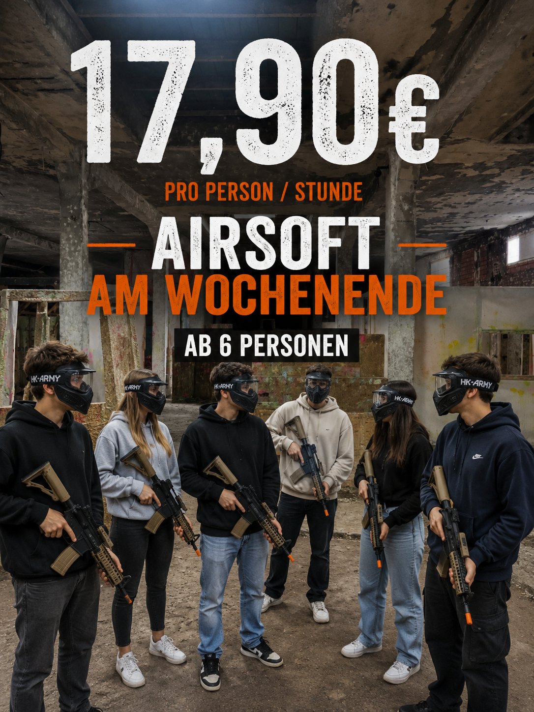 Airsoft Anfänger Paket für Gruppen | Verleihausrüstung inkl. | Airsoft Hemer - AirSoft - Dortmund
