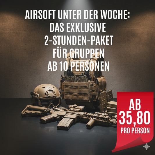 Euer Action-Event unter der Woche: Airsoft Gruppen-Paket in Hemer!