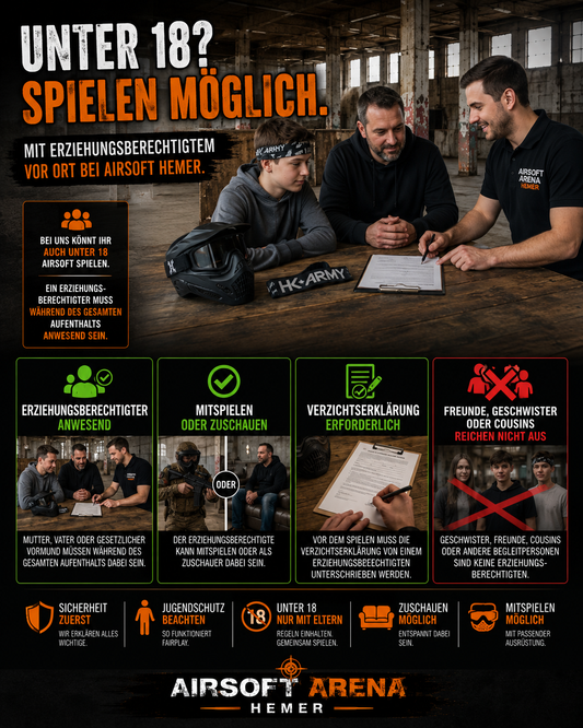 Euer Action-Event unter der Woche: Airsoft Gruppen-Paket in Hemer!