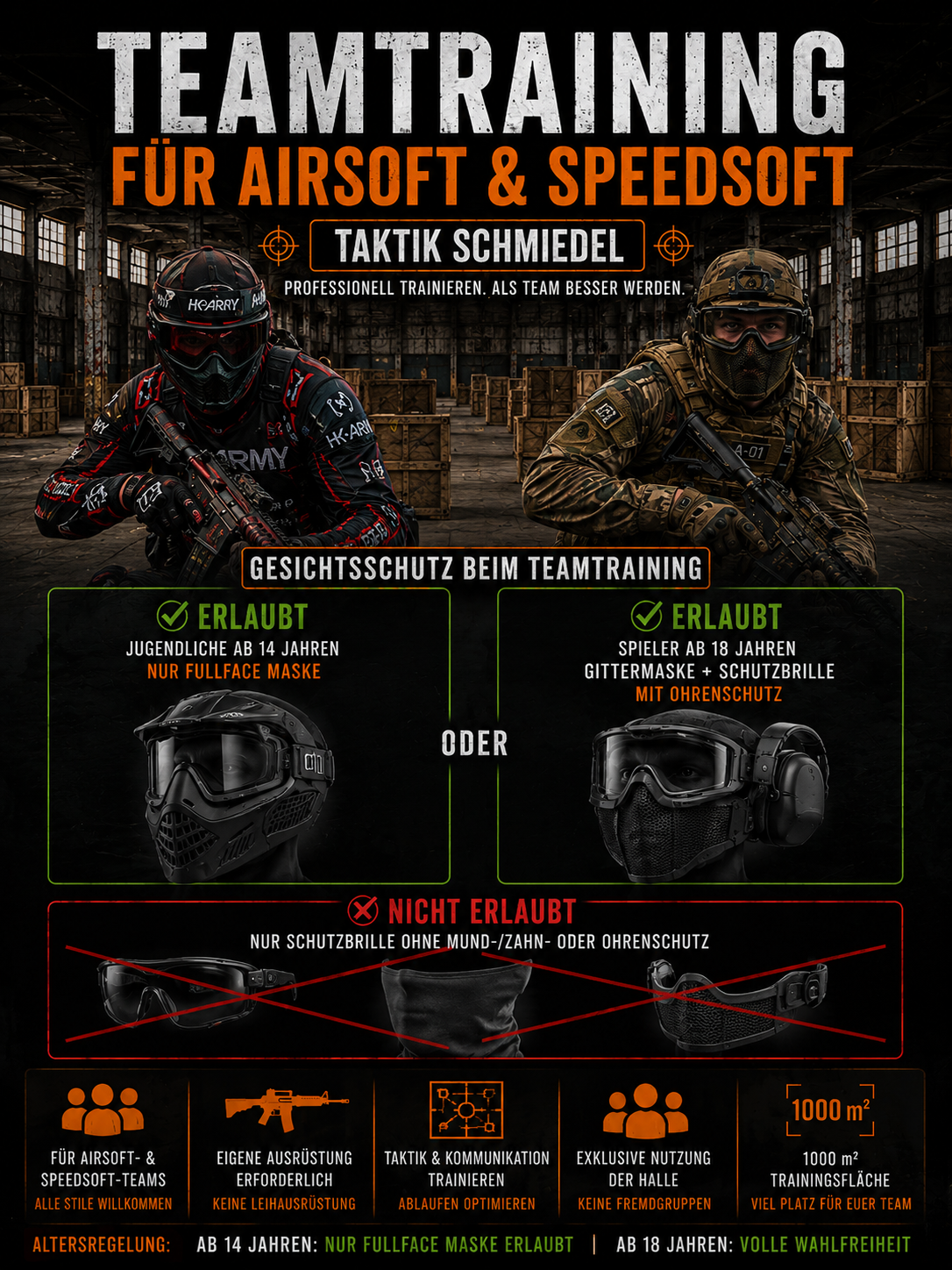 TEAMTRAINING FÜR AIRSOFT & SPEEDSOFT