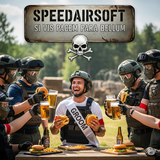 Airsoft-JGA mit Burger & Biertasting in Iserlohn. In der Woche.