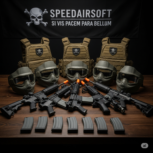 Airsoft Anfänger Paket für Gruppen | Verleihausrüstung inkl. | Airsoft Dortmund