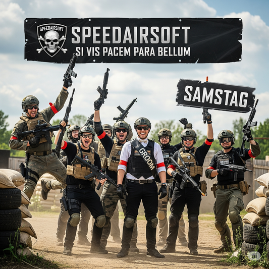 Airsoft-JGA in Dortmund: Das ultimative Paket für den besten Tag! Samstag