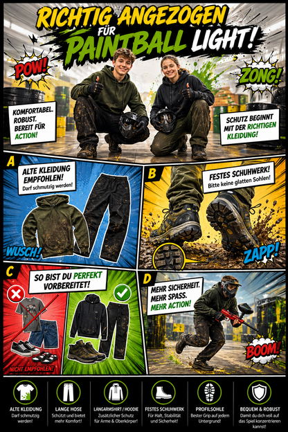 Action-Geburtstag in Hemer: Paintball Light für Dein Team