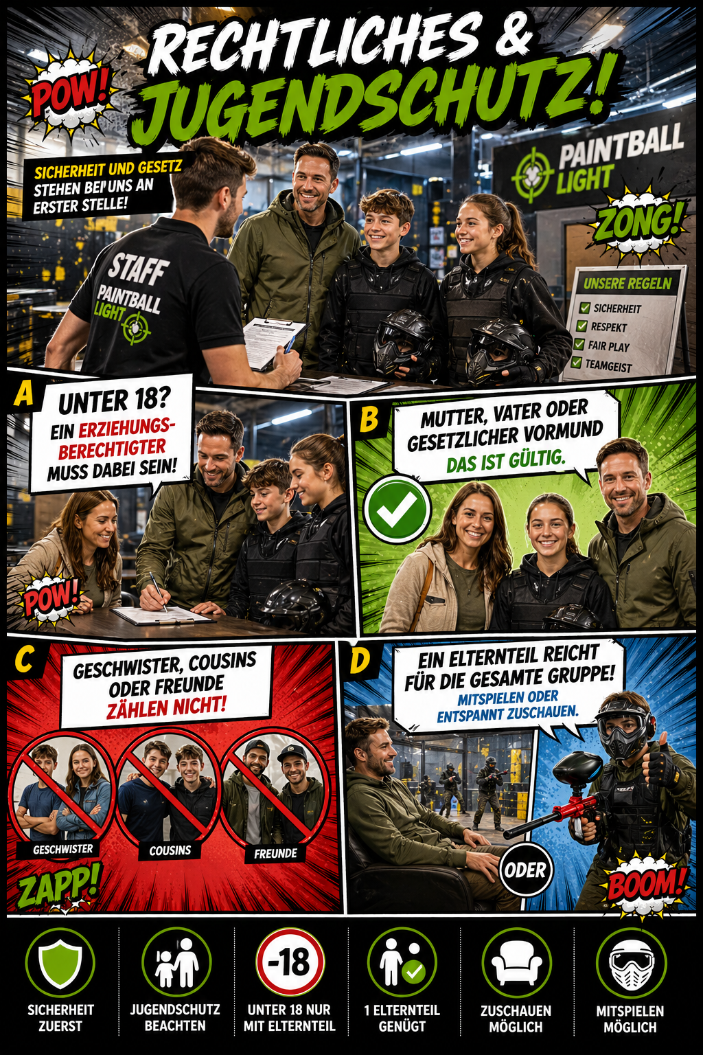 Action-Geburtstag in Hemer: Paintball Light für Dein Team